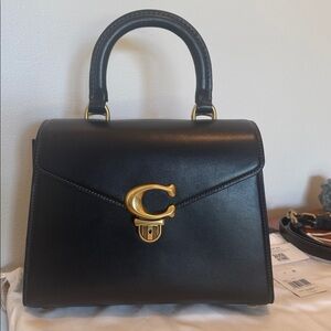 Coach Leather Sammy Top Handle